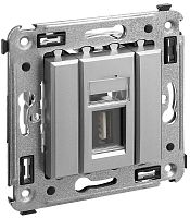 Розетка USB тип А без рамки DKC Avanti 1-м. 3000мА закаленная сталь картинка